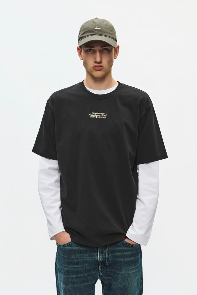 Wood Wood WWOliver T Shirt Black