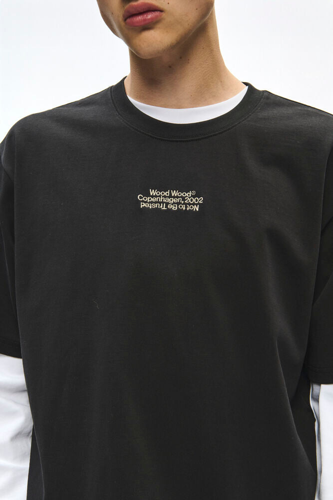 Wood Wood WWOliver T Shirt Black
