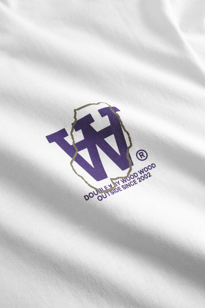 WWLiam Map Long Sleeve T Shirt White