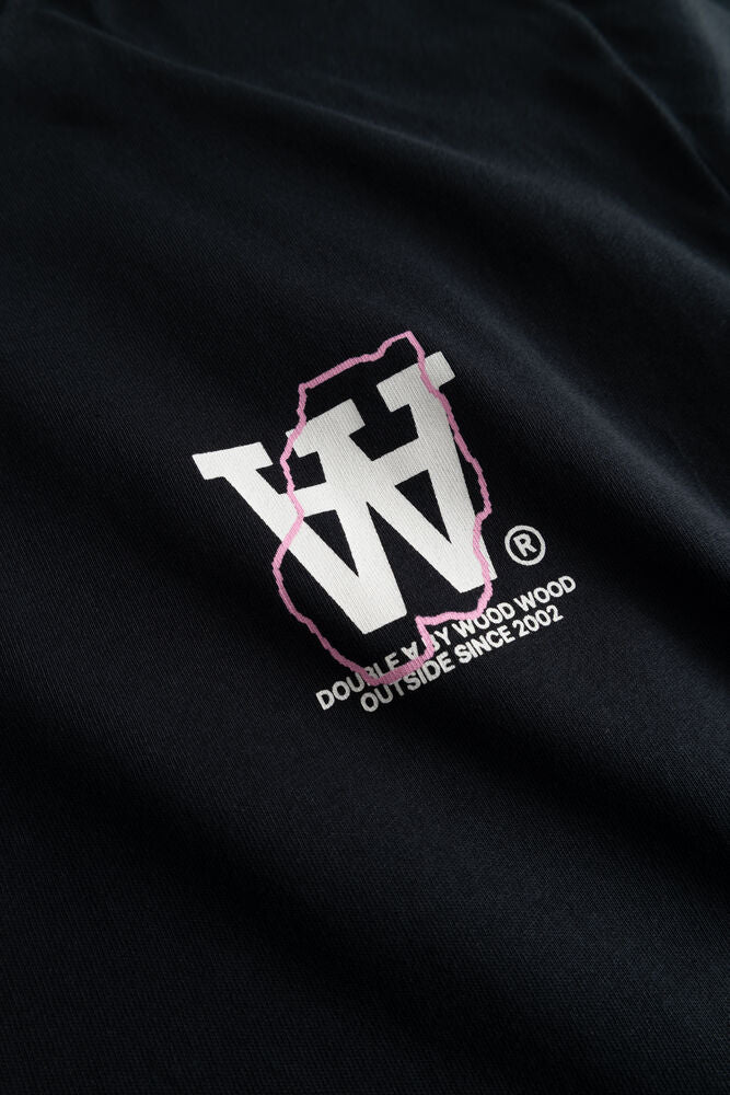 WWLiam Map T Shirt Black
