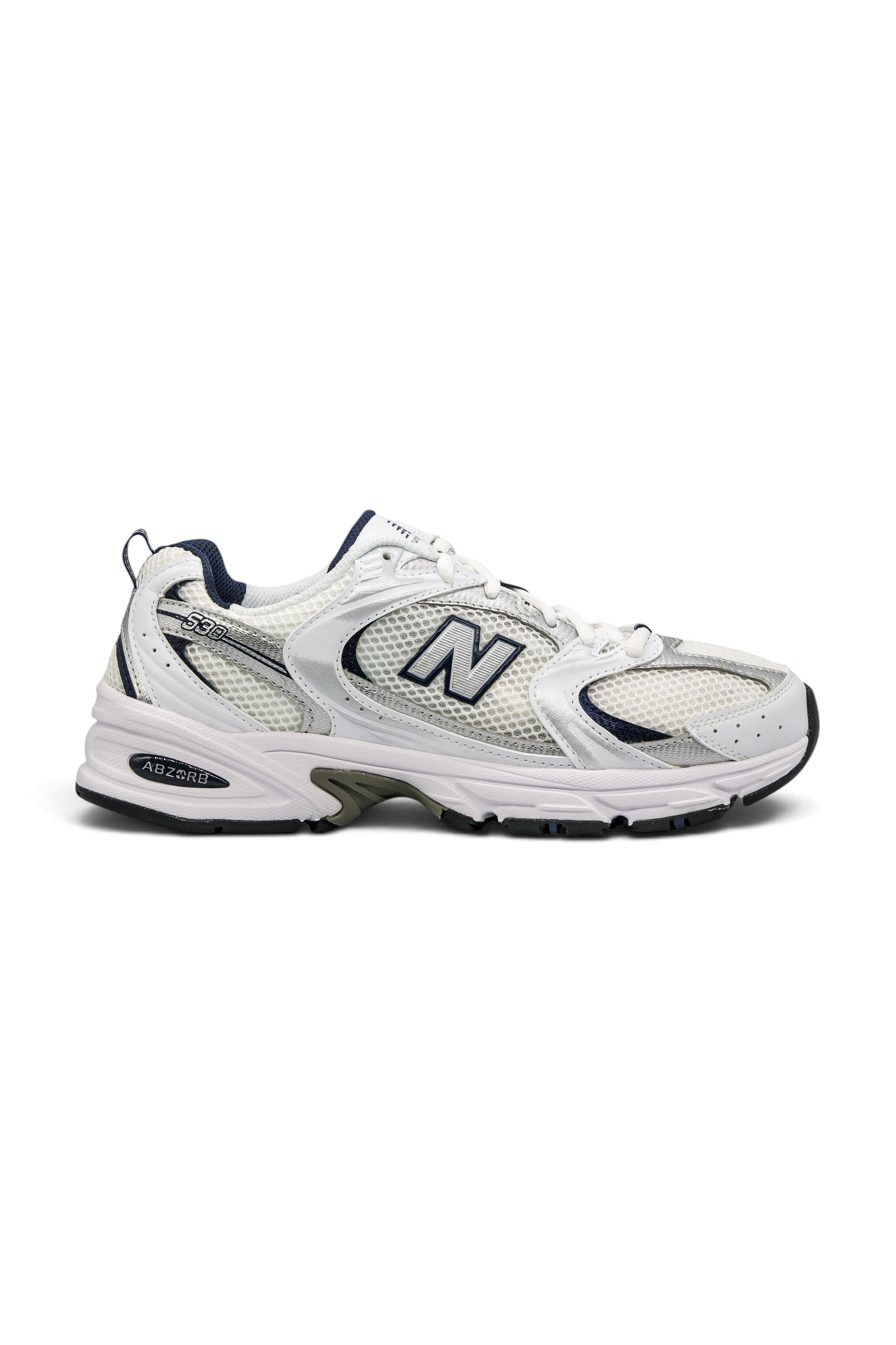 New Balance 530 White Silver Navy