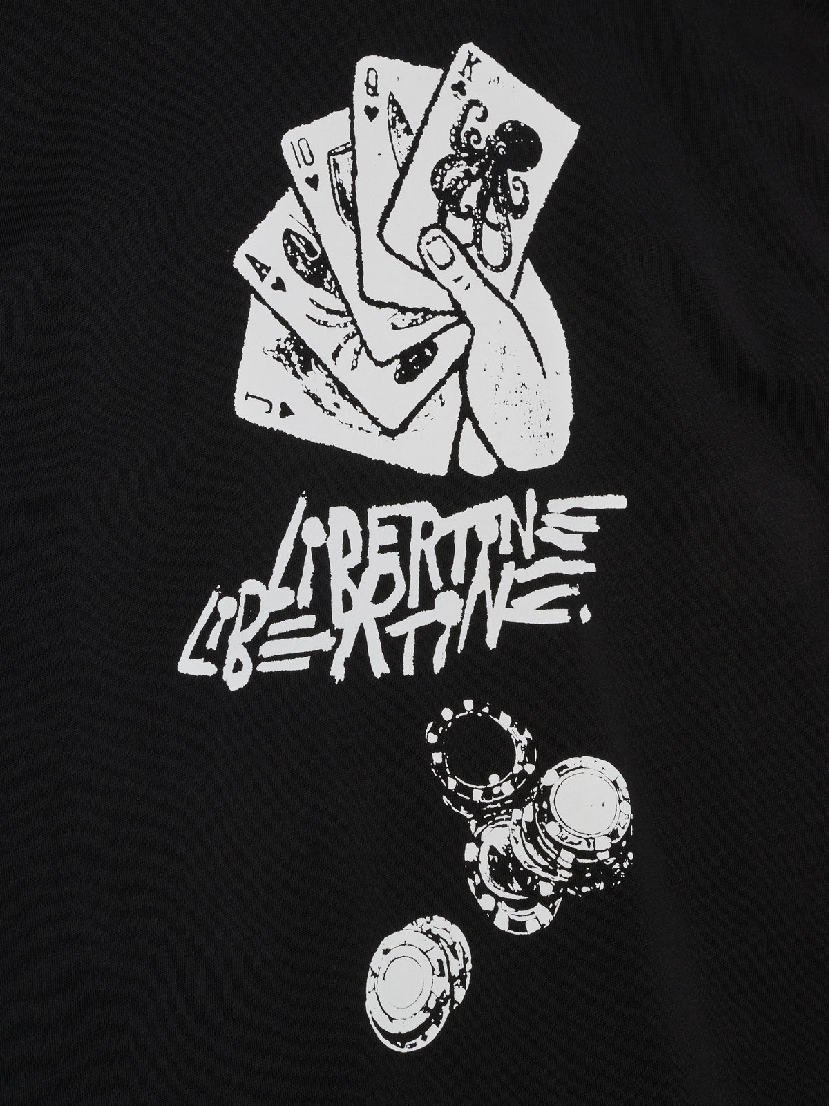 Broke Poker Hands Tee Black