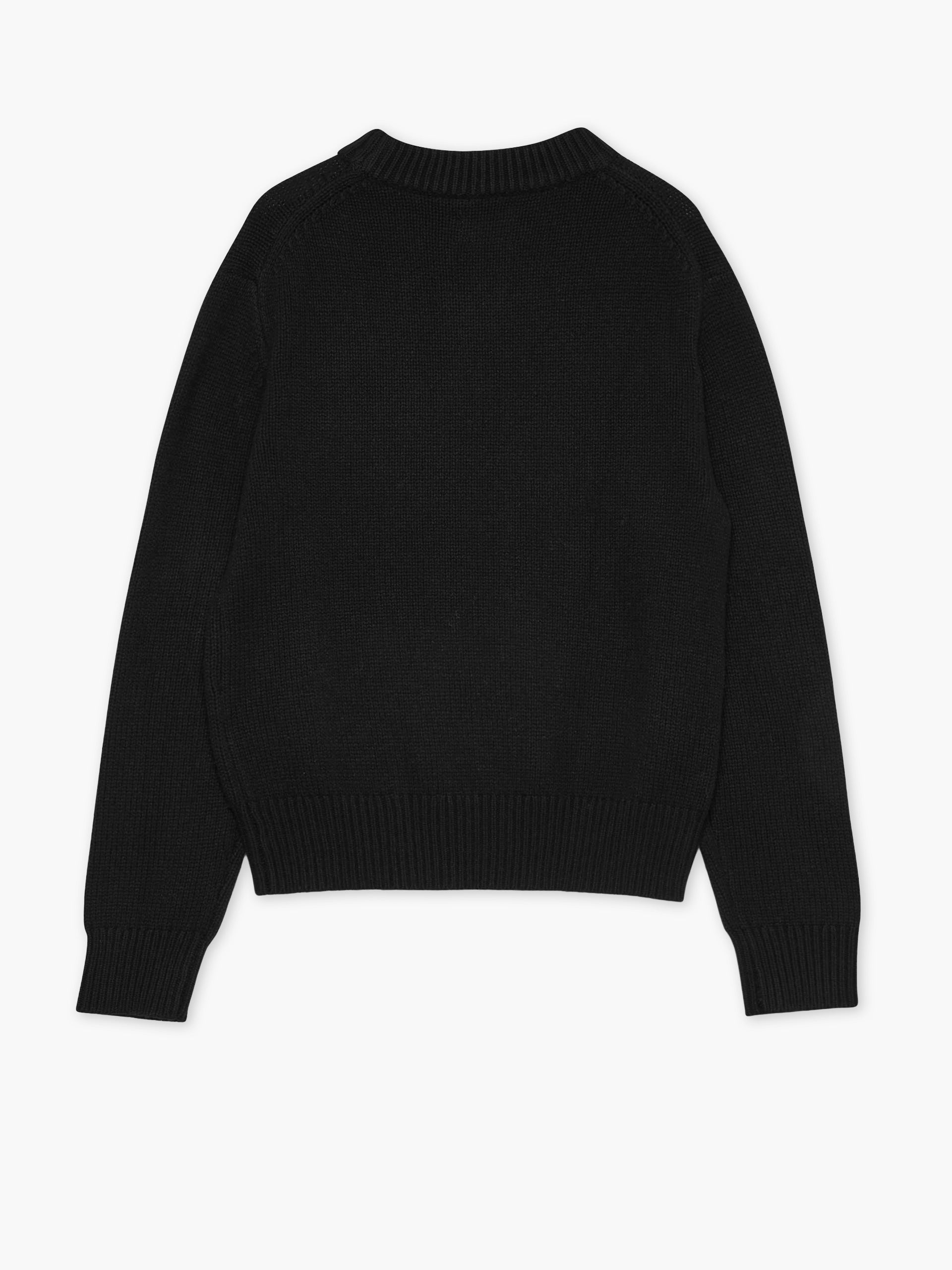 Century Knit Sweater Black