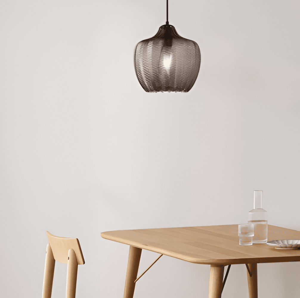 Vintara – Pendellampa i Glas med Zigzag-Design