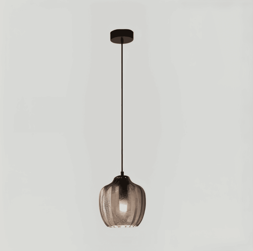 Vintara – Pendellampa i Glas med Zigzag-Design