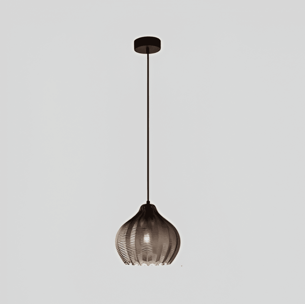 Vintara – Pendellampa i Glas med Zigzag-Design