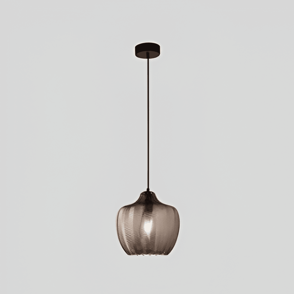 Vintara – Pendellampa i Glas med Zigzag-Design
