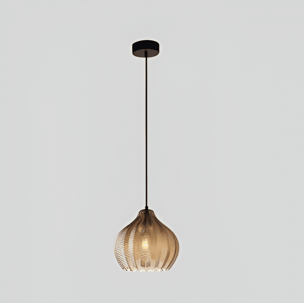 Vintara – Pendellampa i Glas med Zigzag-Design