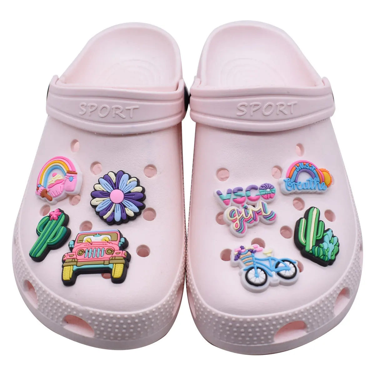 Summery Travel Charms – Shoe Decorations for Clogs & Sandals