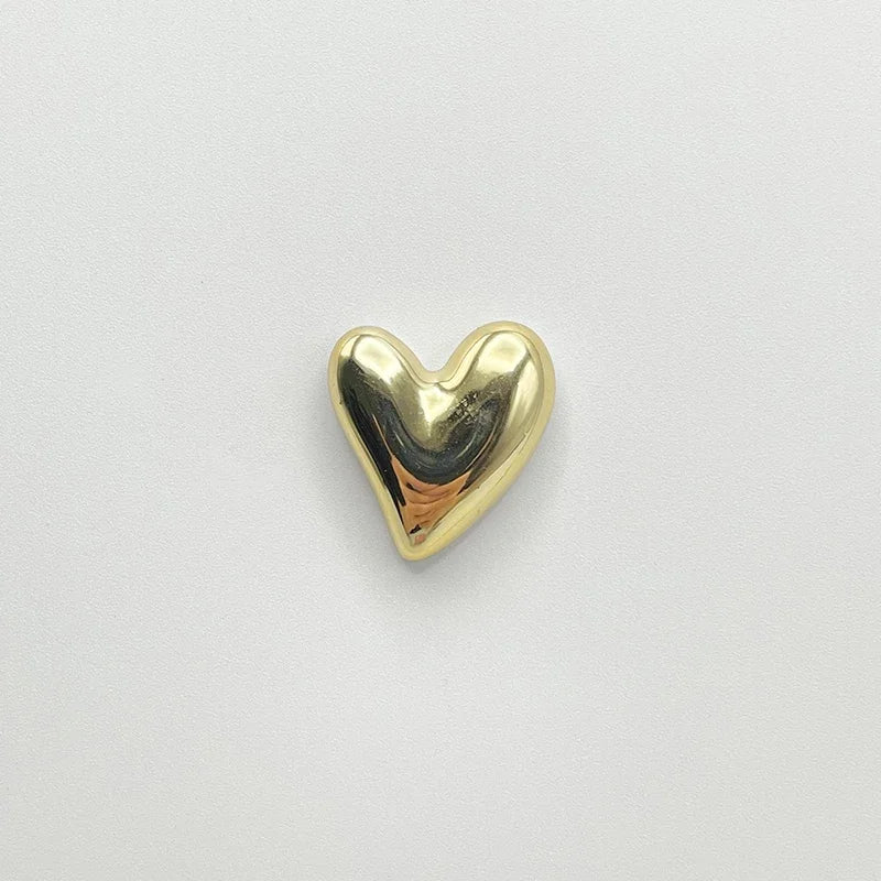 Heart Pins in Gold & Silver – Shoe Decorations for Open Toe Shoes