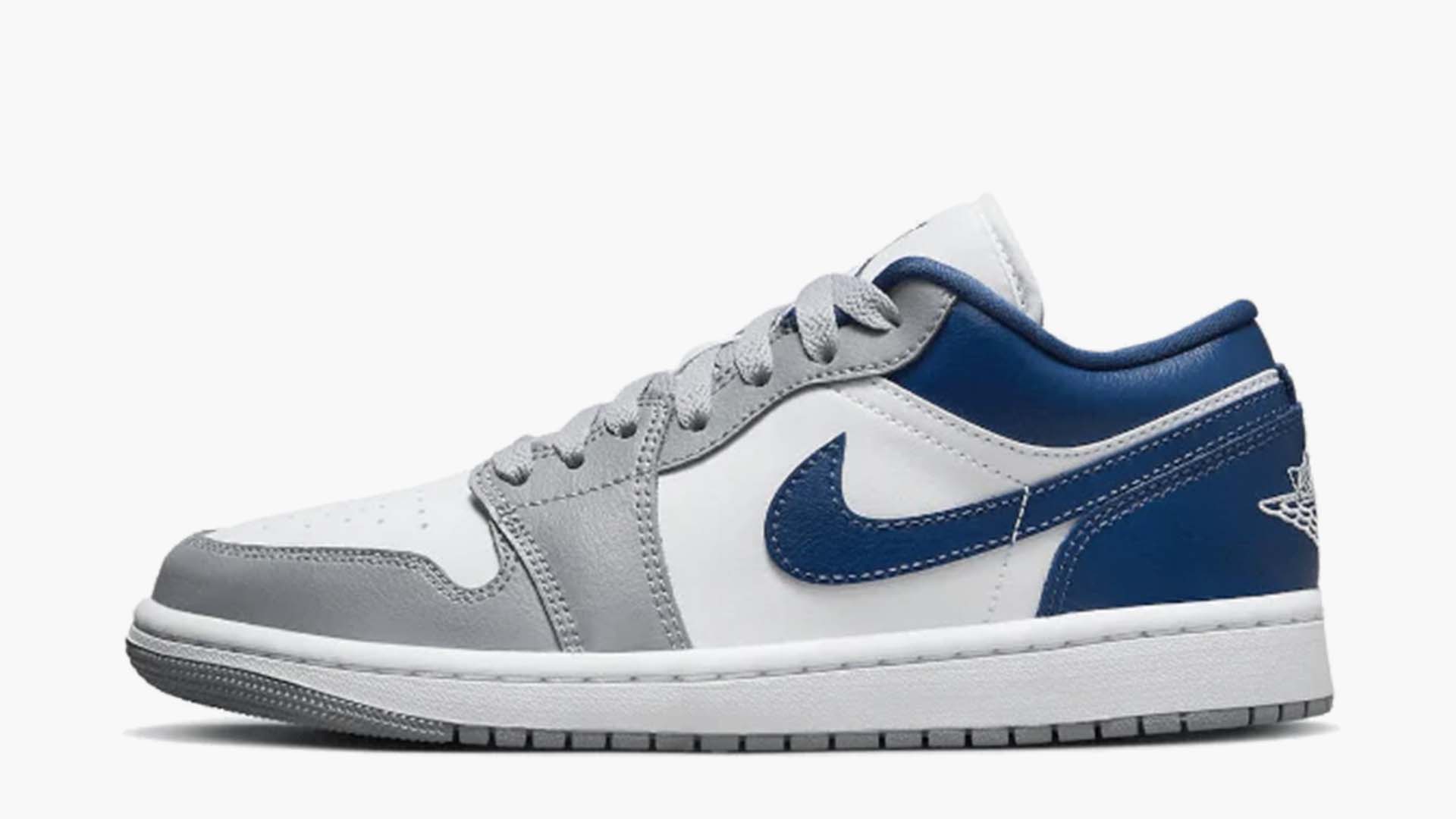 Air Jordan 1 Low White Grey Blue