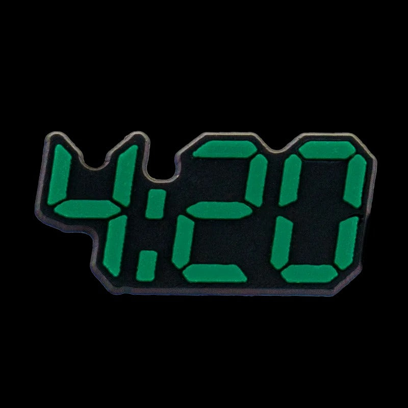 PVC Charm – 4:20 Mindset in Stylish Green Design