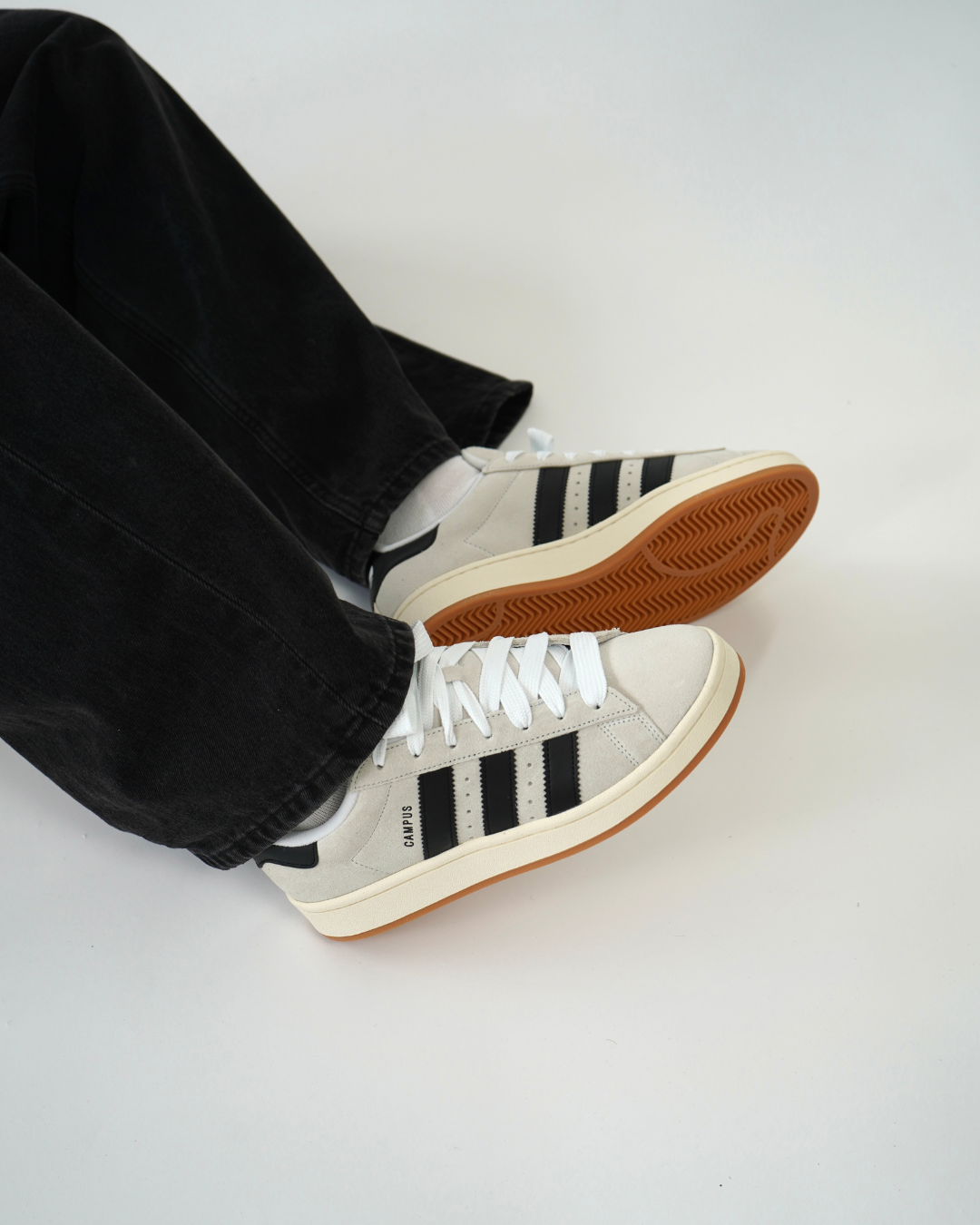 Adidas Campus 00s Crystal White Core Black