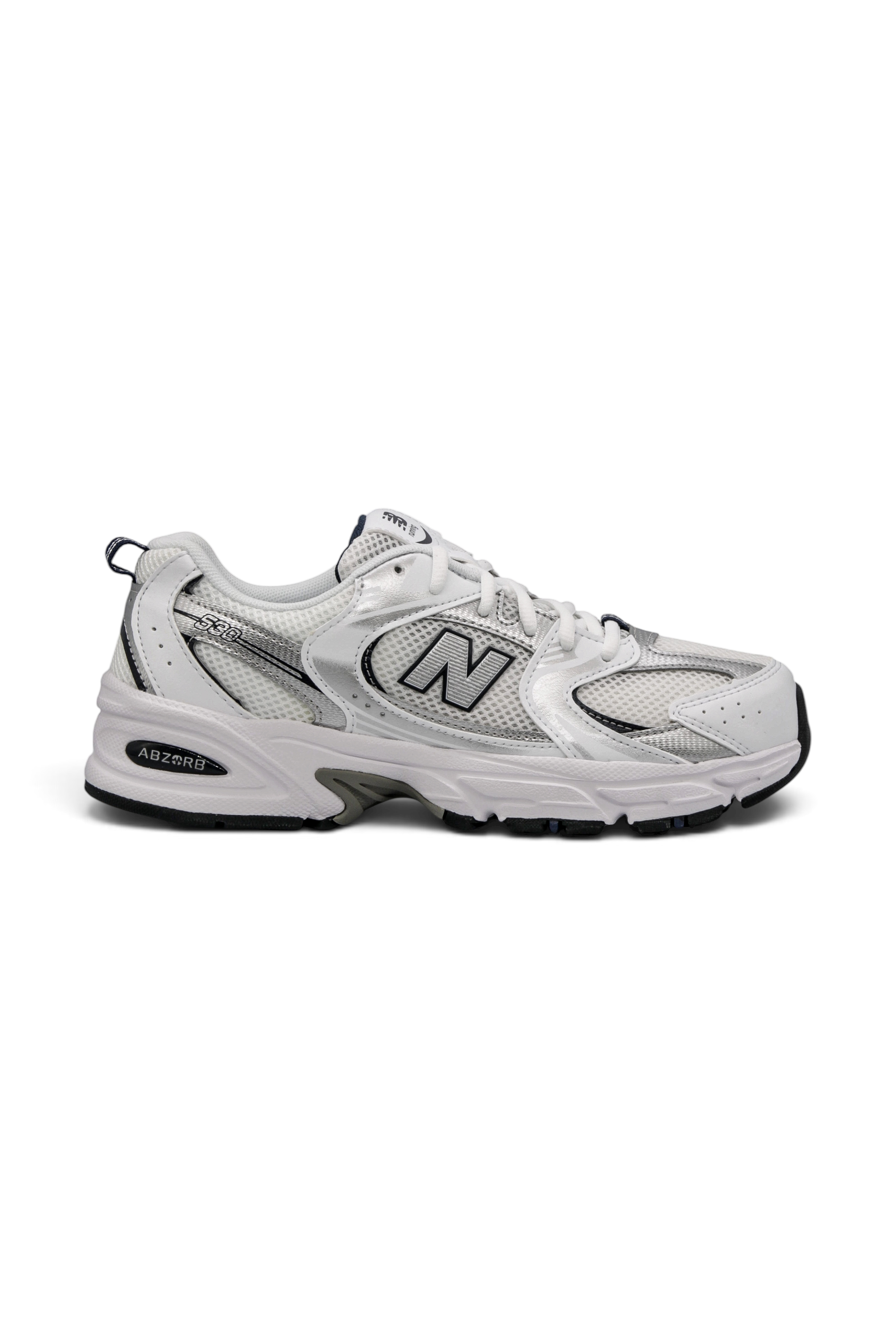 New Balance 530 White Silver Big Kids