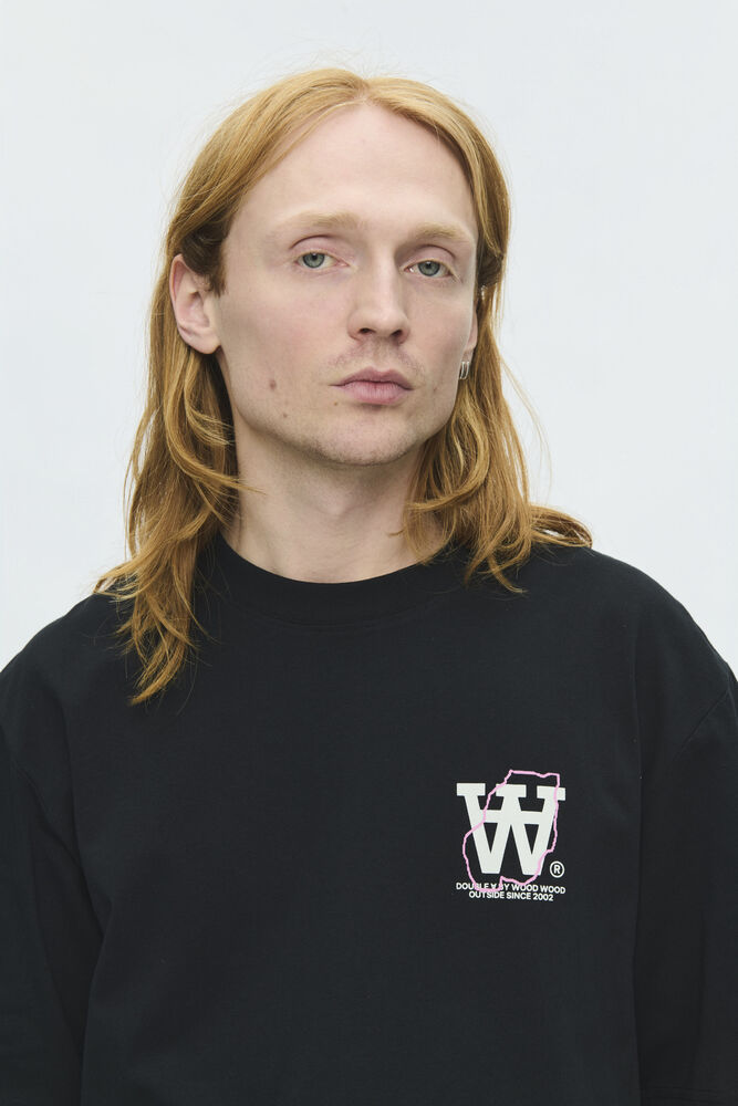 WWLiam Map T Shirt Black