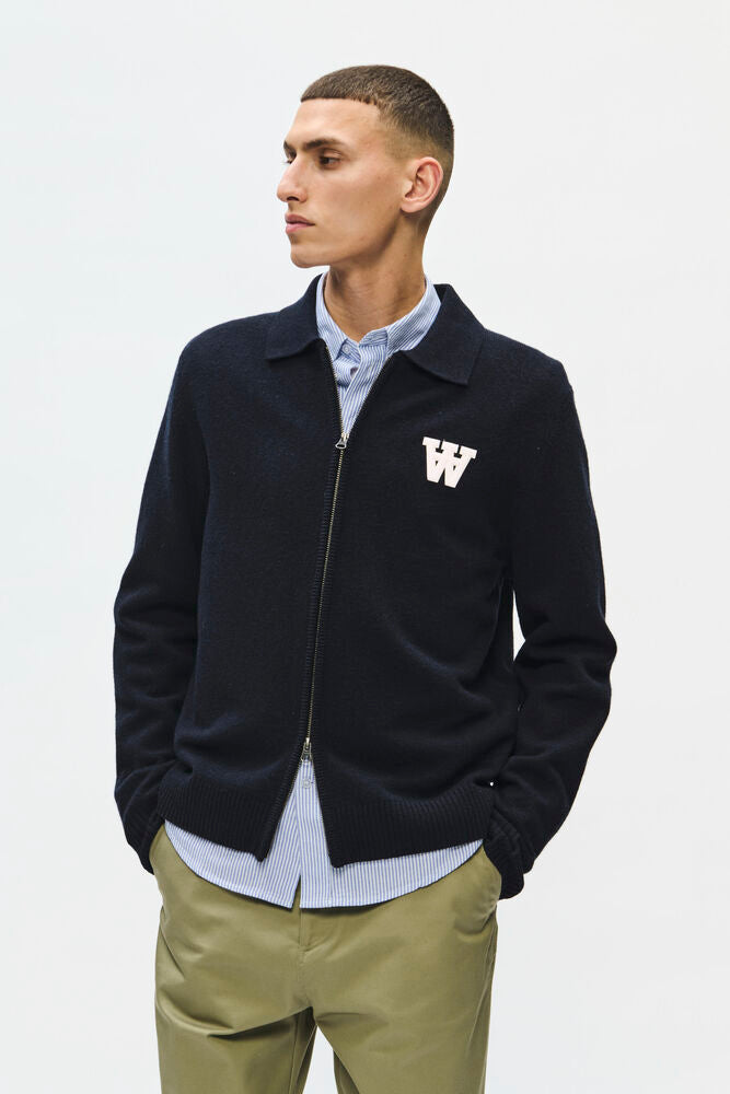 WWTay Zipper Cardigan Black