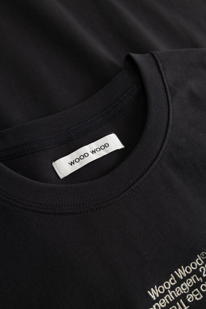 Wood Wood WWOliver T Shirt Black
