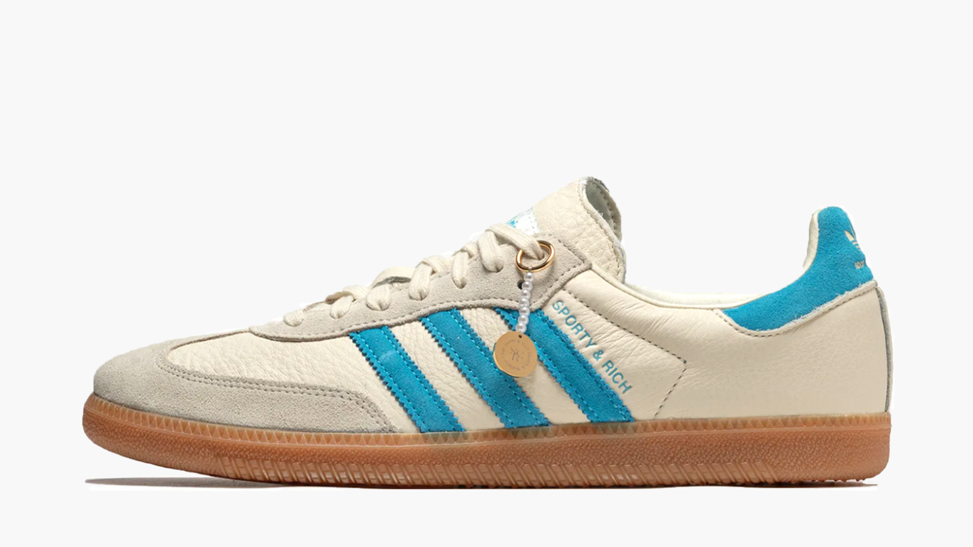 Adidas Samba x Sporty & Rich Cream Blue
