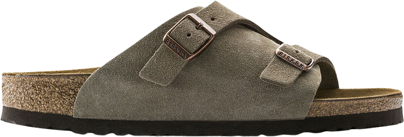 Birkenstock Zürich Suede Leather Taupe Smal