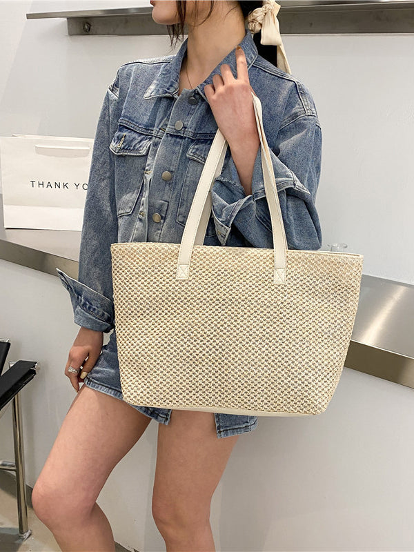 Zelda - Practical woven handbag for everyday use