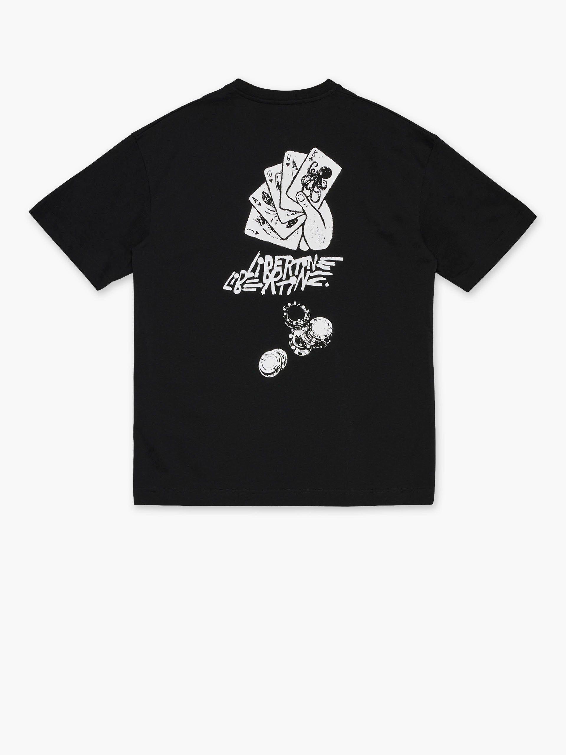 Broke Poker Hands Tee Black