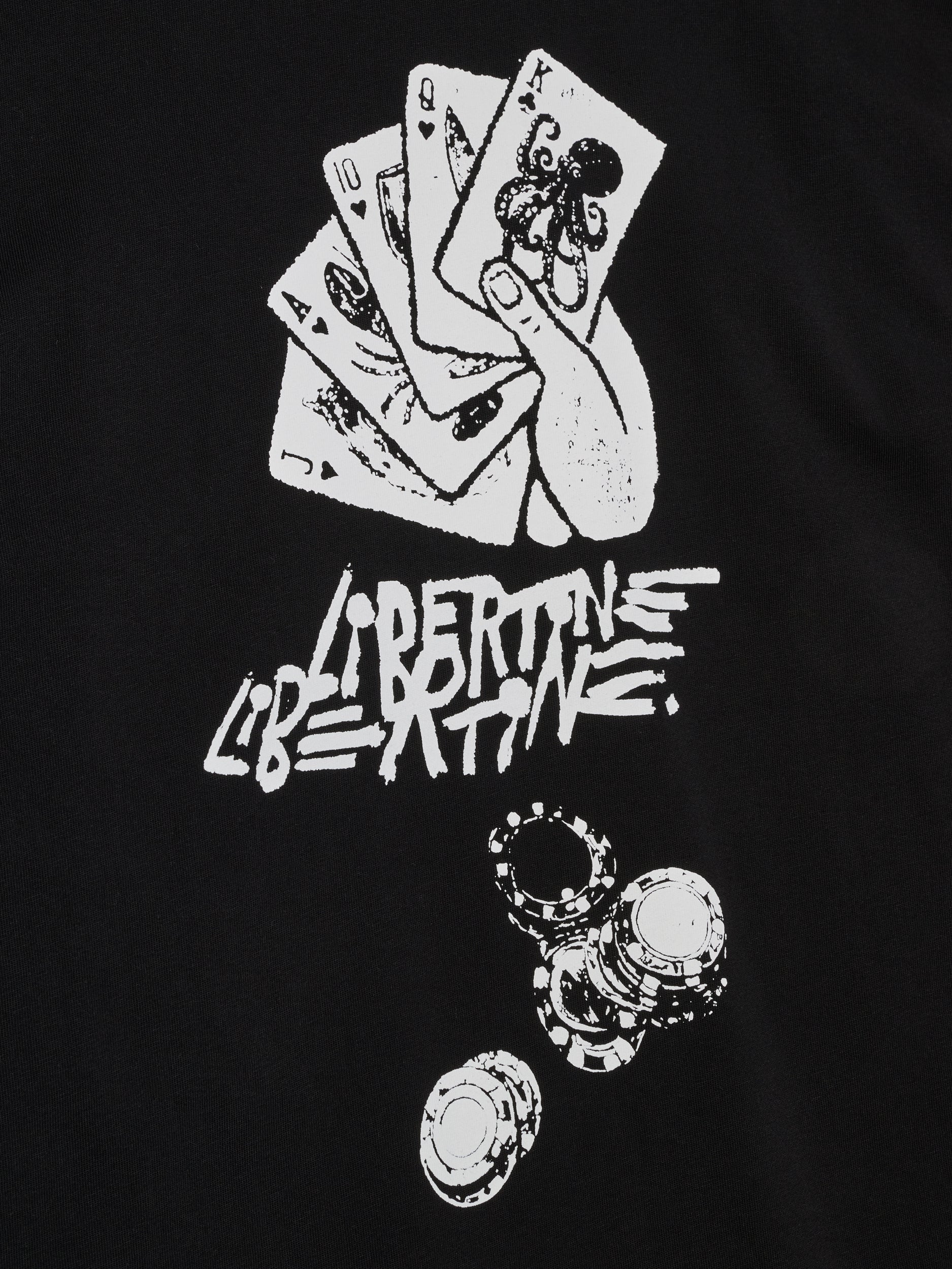 Broke Poker Hands Tee Black