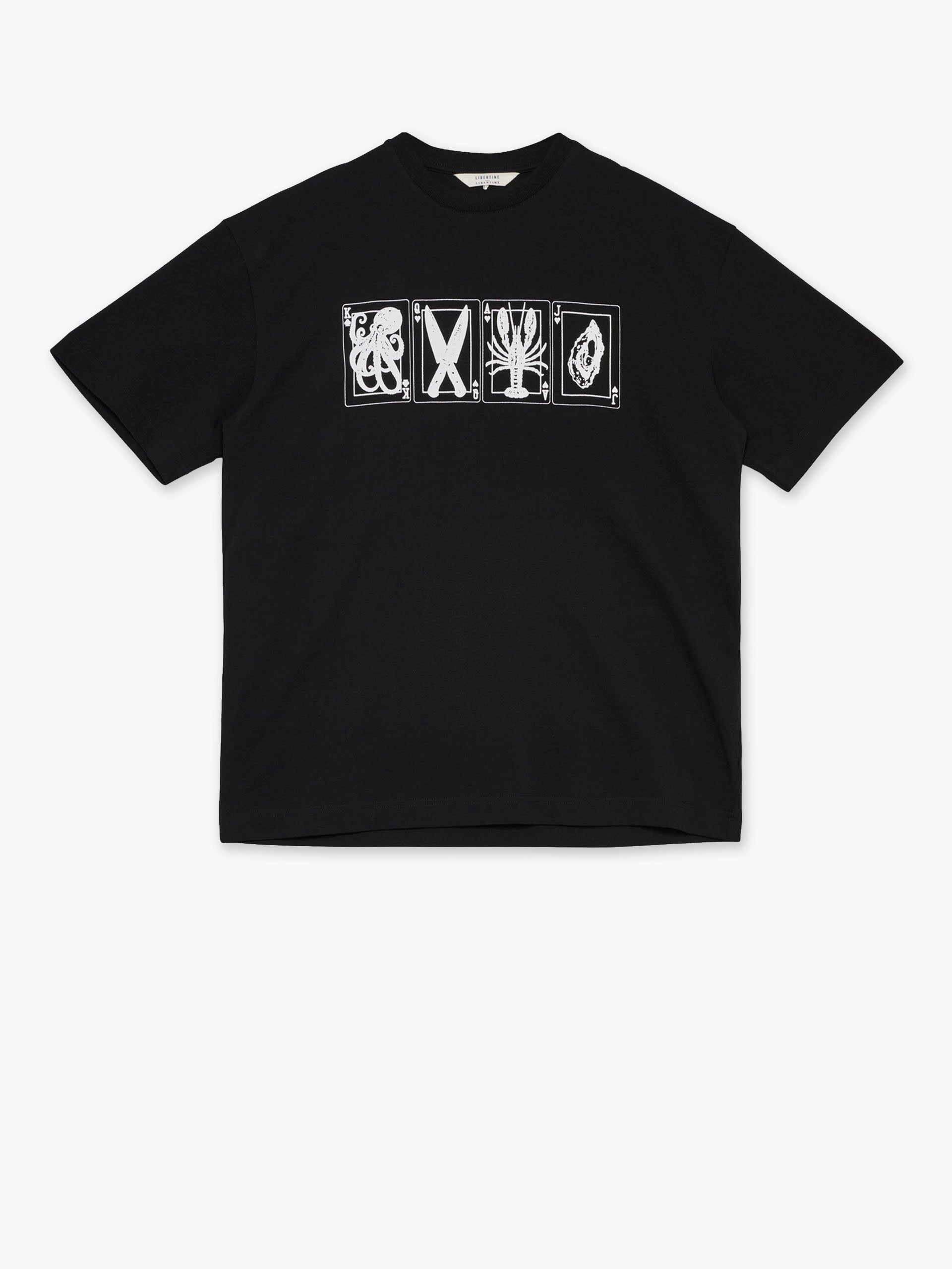 Broke Poker Hands Tee Black
