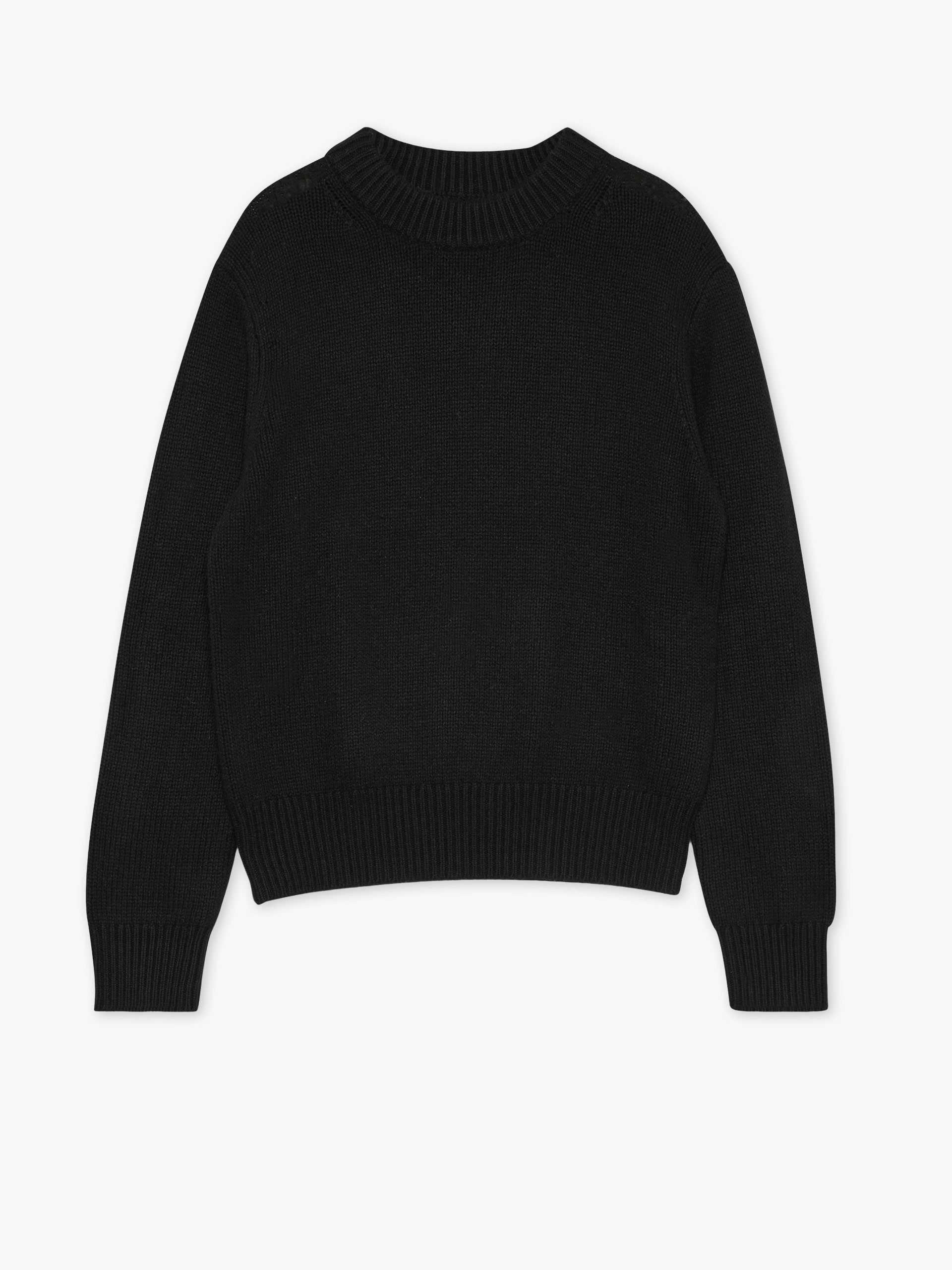 Century Knit Sweater Black