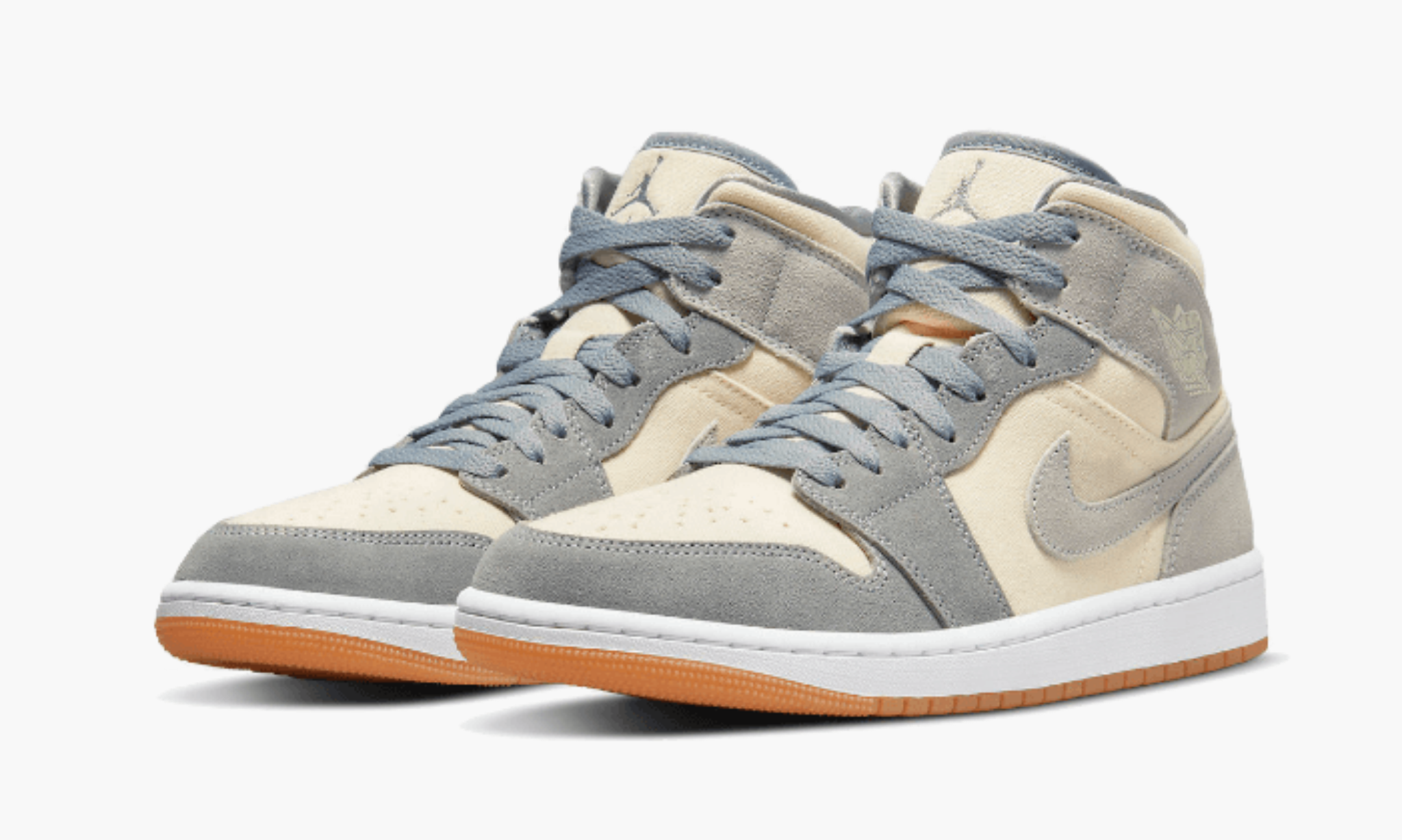 Air Jordan 1 Mid Coconut Milk Particle Grey