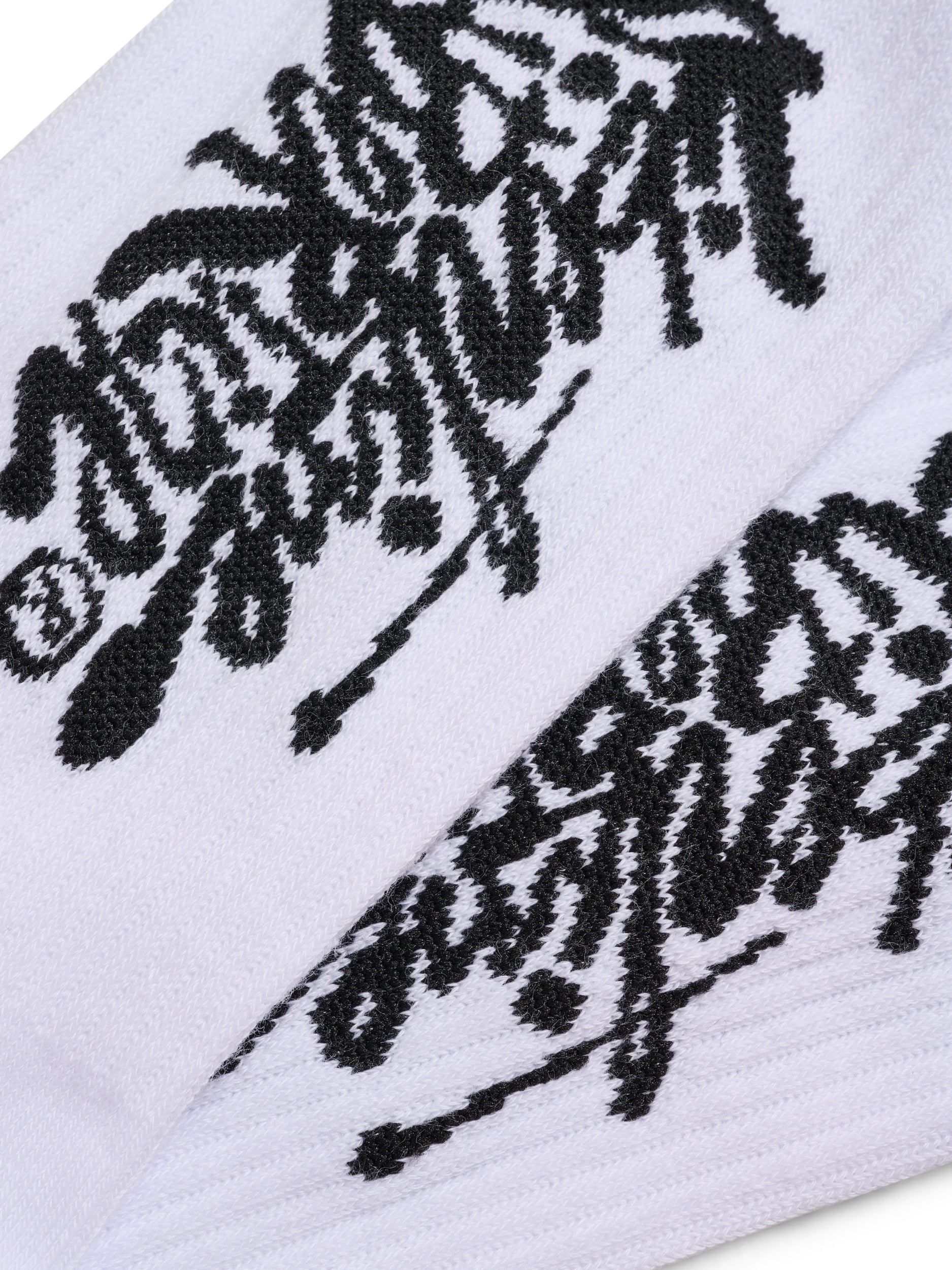 Era Logo Socks Black White