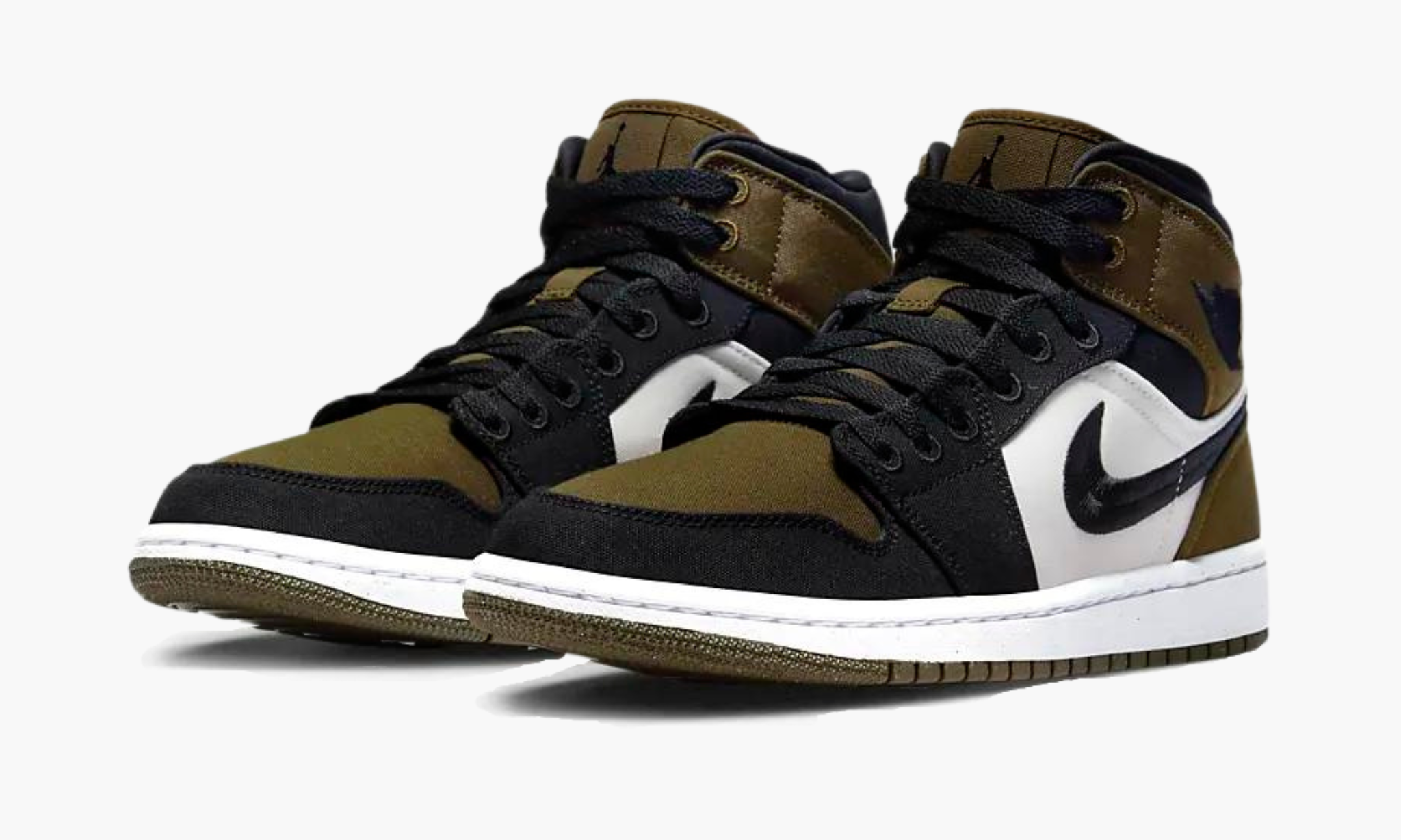 Air Jordan 1 Mid Olive Toe