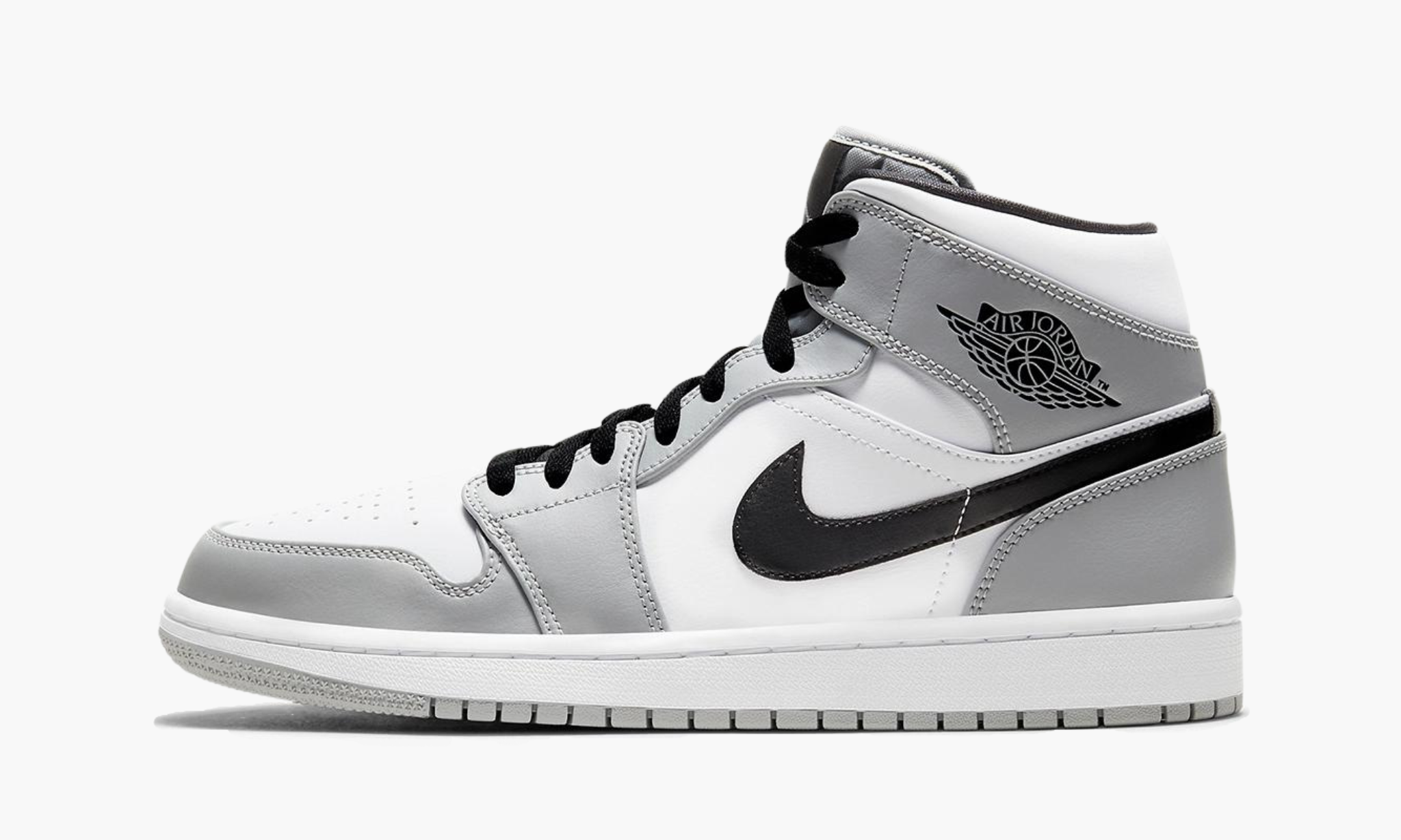 Air Jordan 1 Mid Light Smoke Grey