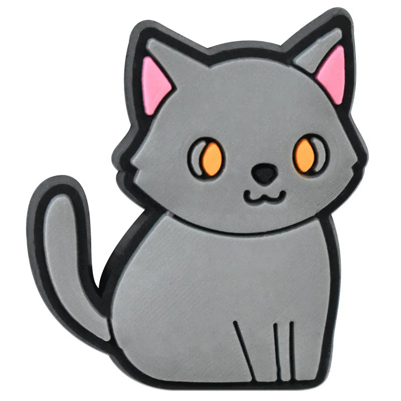 Cute Cat Shoe Decoration – Charm for Clogs 