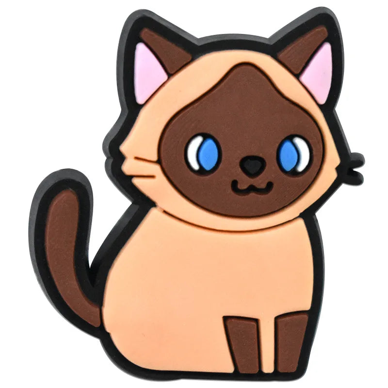 Cute Cat Shoe Decoration – Charm for Clogs 