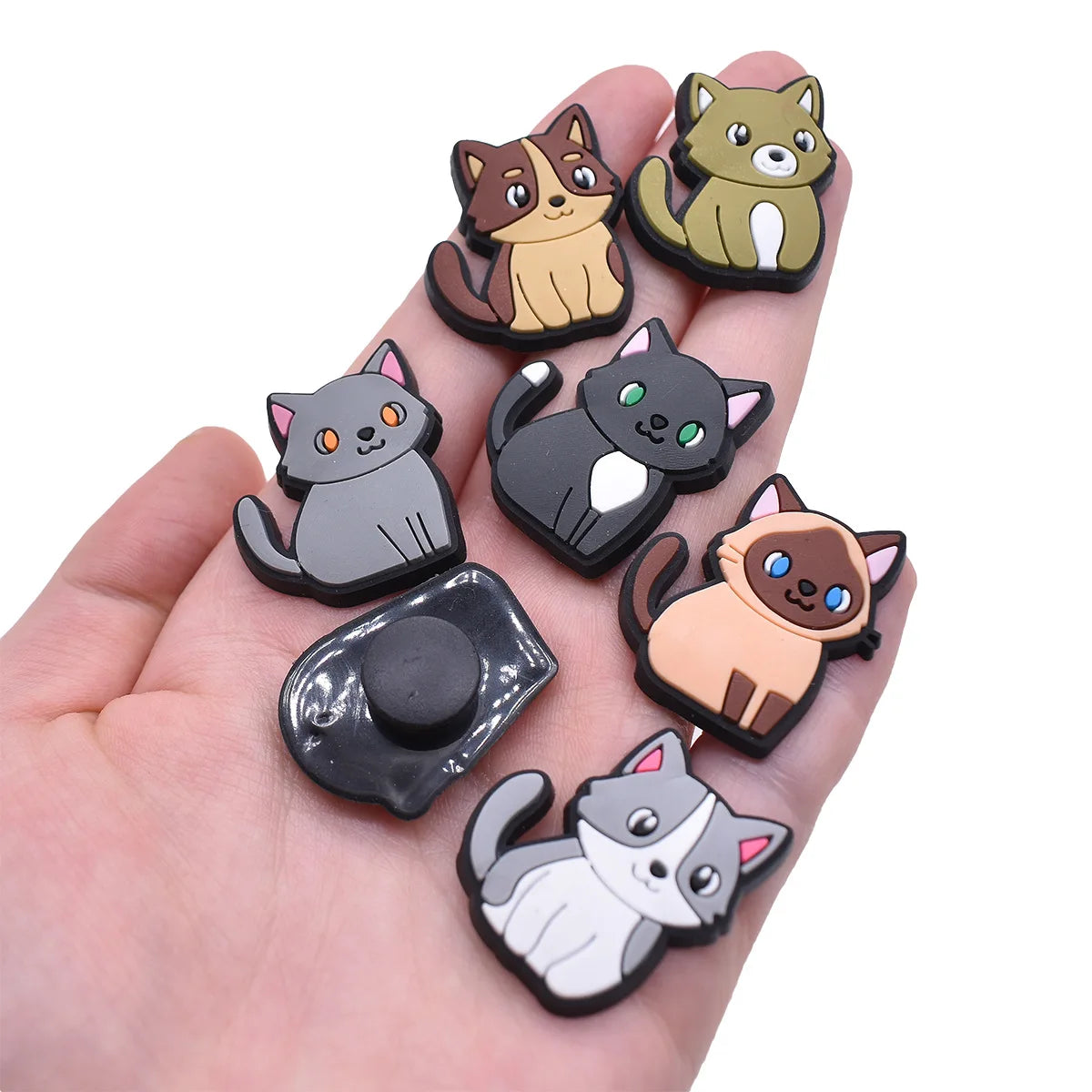 Cute Cat Shoe Decoration – Charm for Clogs 