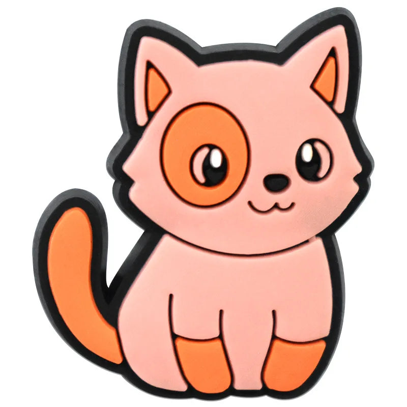 Cute Cat Shoe Decoration – Charm for Clogs 