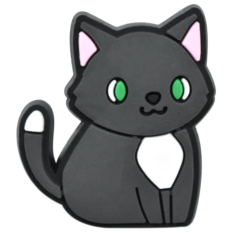 Cute Cat Shoe Decoration – Charm for Clogs 
