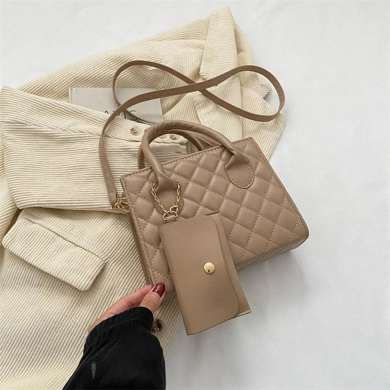 Wide Strap Diamond Bag – stil utan stress