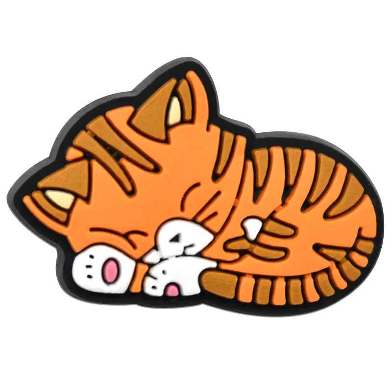 Cute Cat Shoe Decoration – Charm for Clogs 