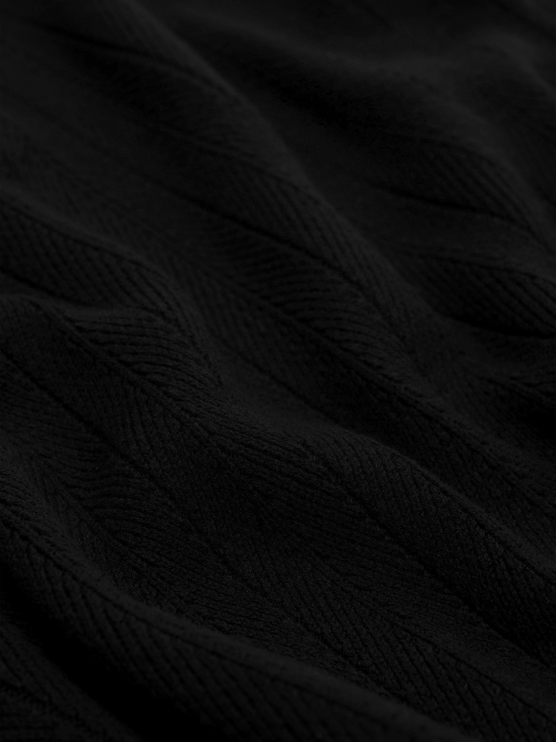 Scent Knit Polo Black