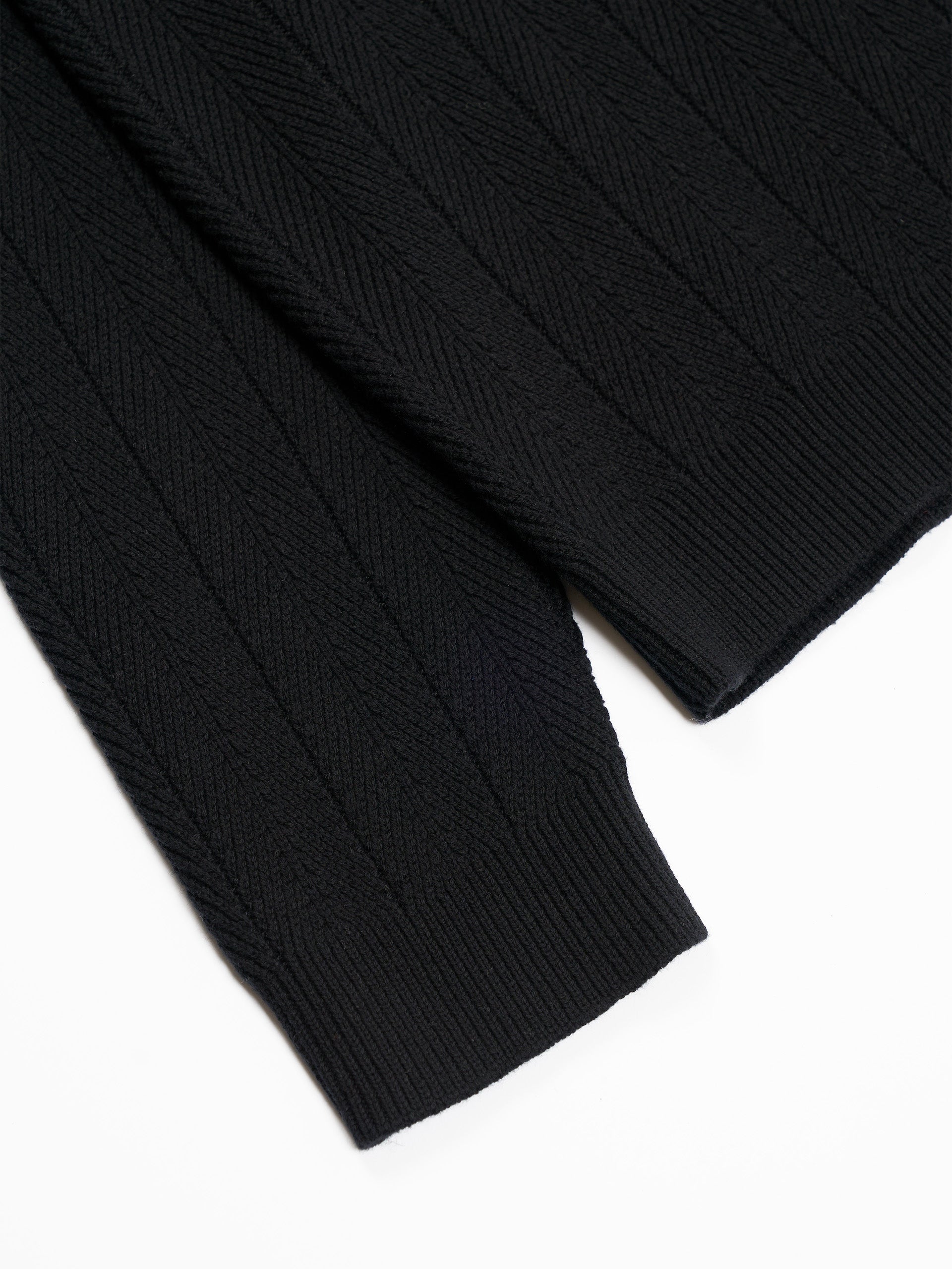 Scent Knit Polo Black