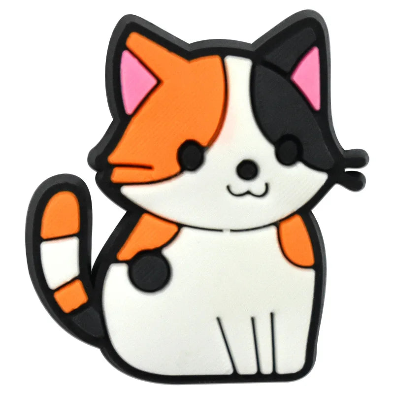 Cute Cat Shoe Decoration – Charm for Clogs 