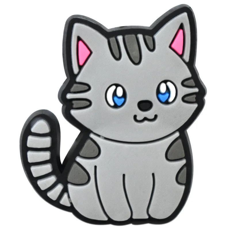 Cute Cat Shoe Decoration – Charm for Clogs 