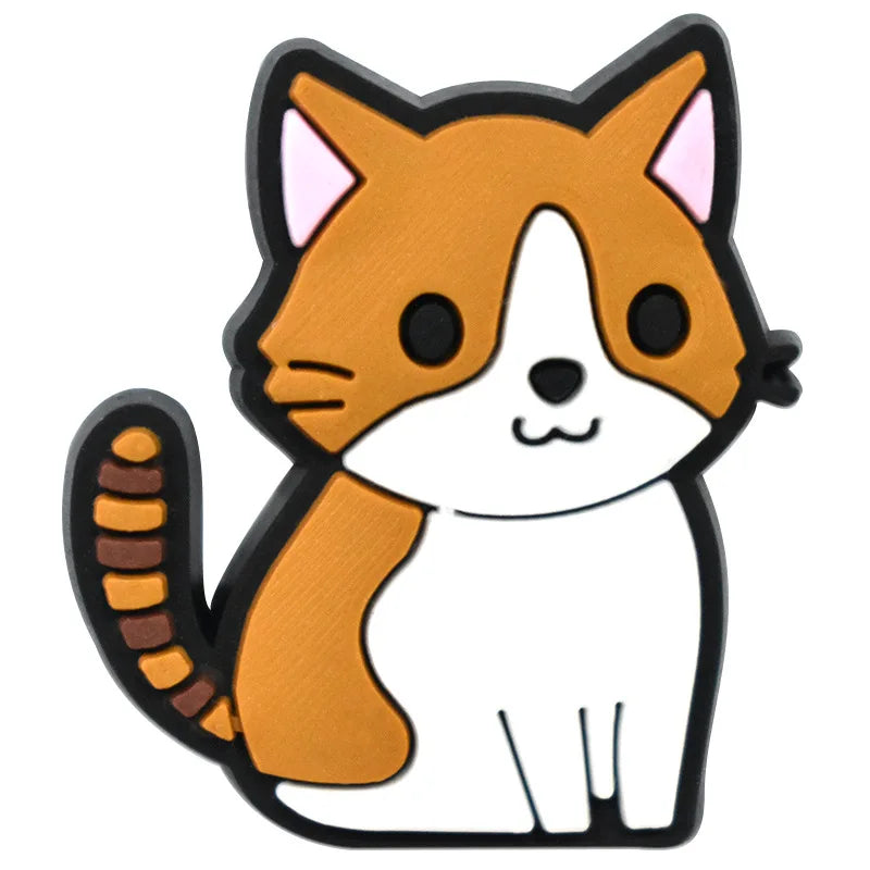 Cute Cat Shoe Decoration – Charm for Clogs 