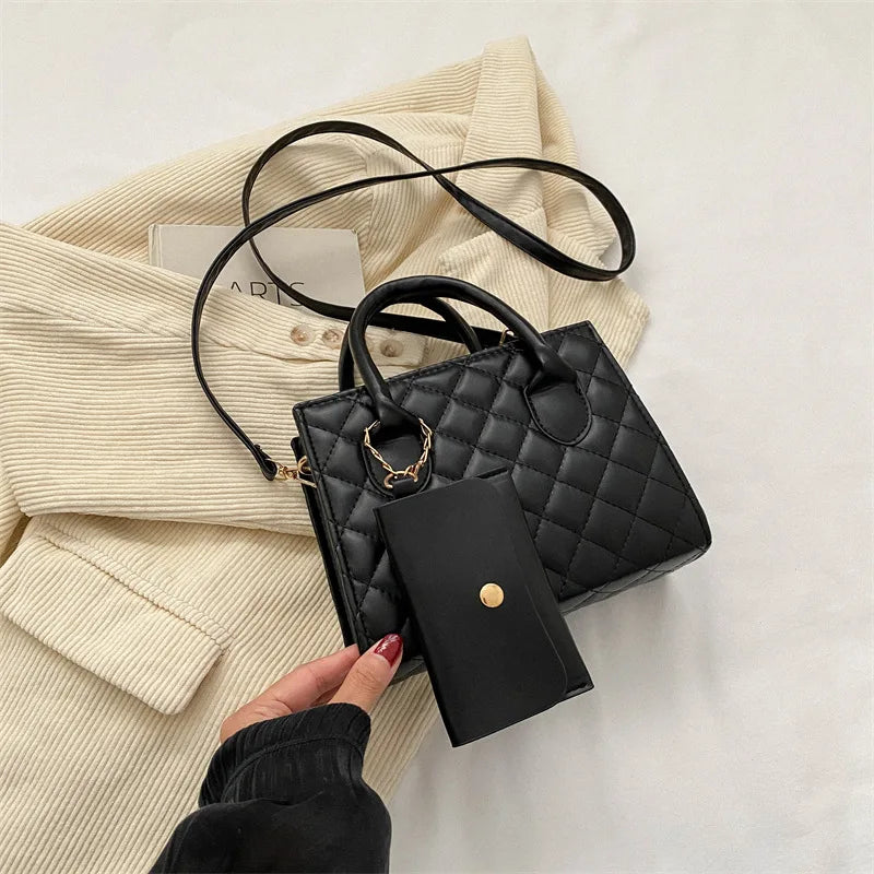 Wide Strap Diamond Bag – stil utan stress