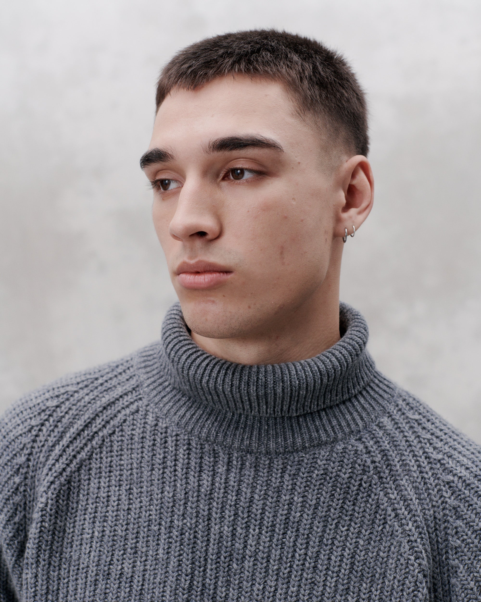 Session Turtleneck Grey Melange