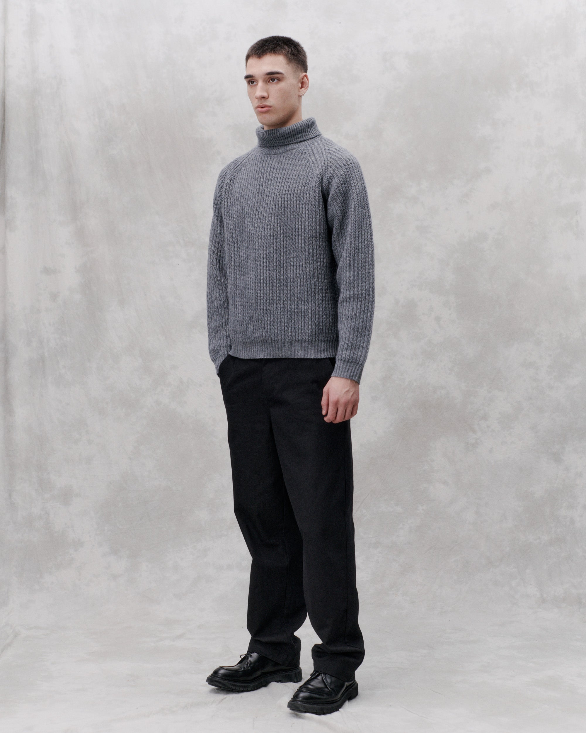 Session Turtleneck Grey Melange
