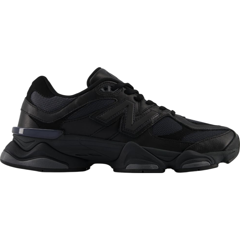 New Balance 9060 Triple Black Leather