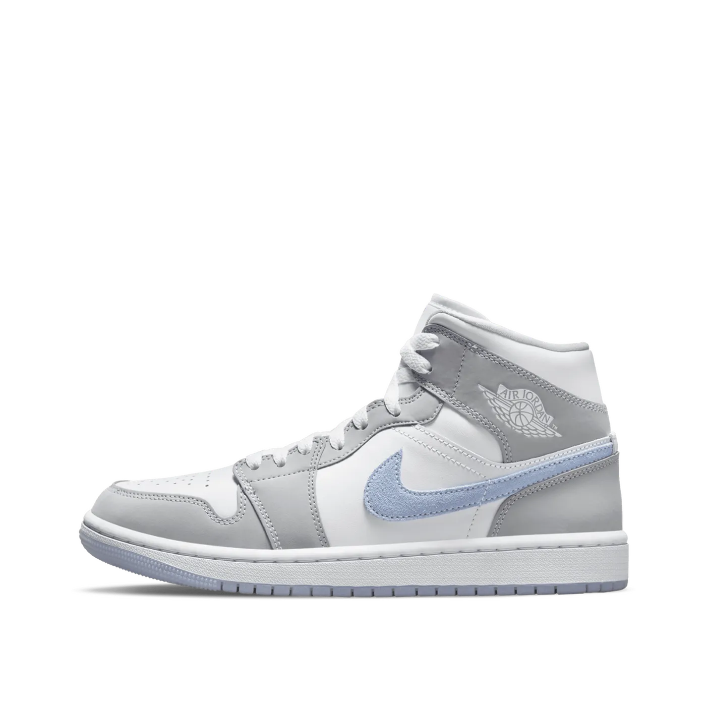 Jordan 1 Mid Wolf Grey Aluminum