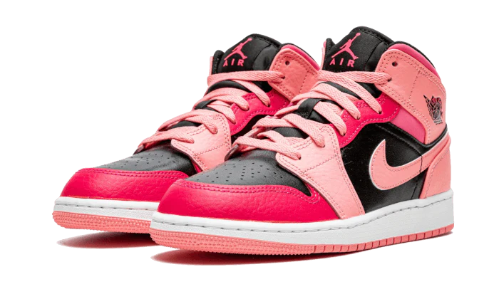 Air Jordan 1 Mid Coral Chalk Pink